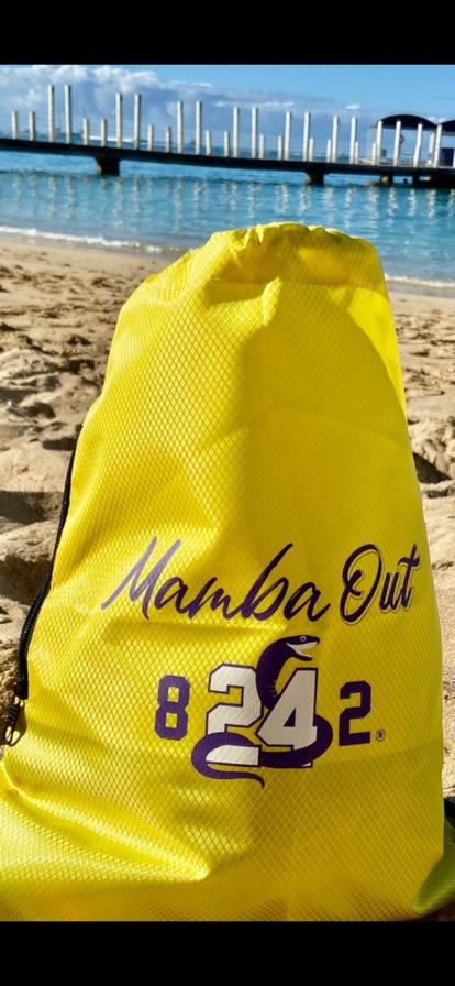 Yellow Drawstring Backpack