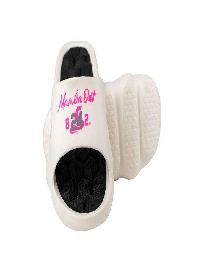Ultra-Comfort Cushioned Slides - White/Pink